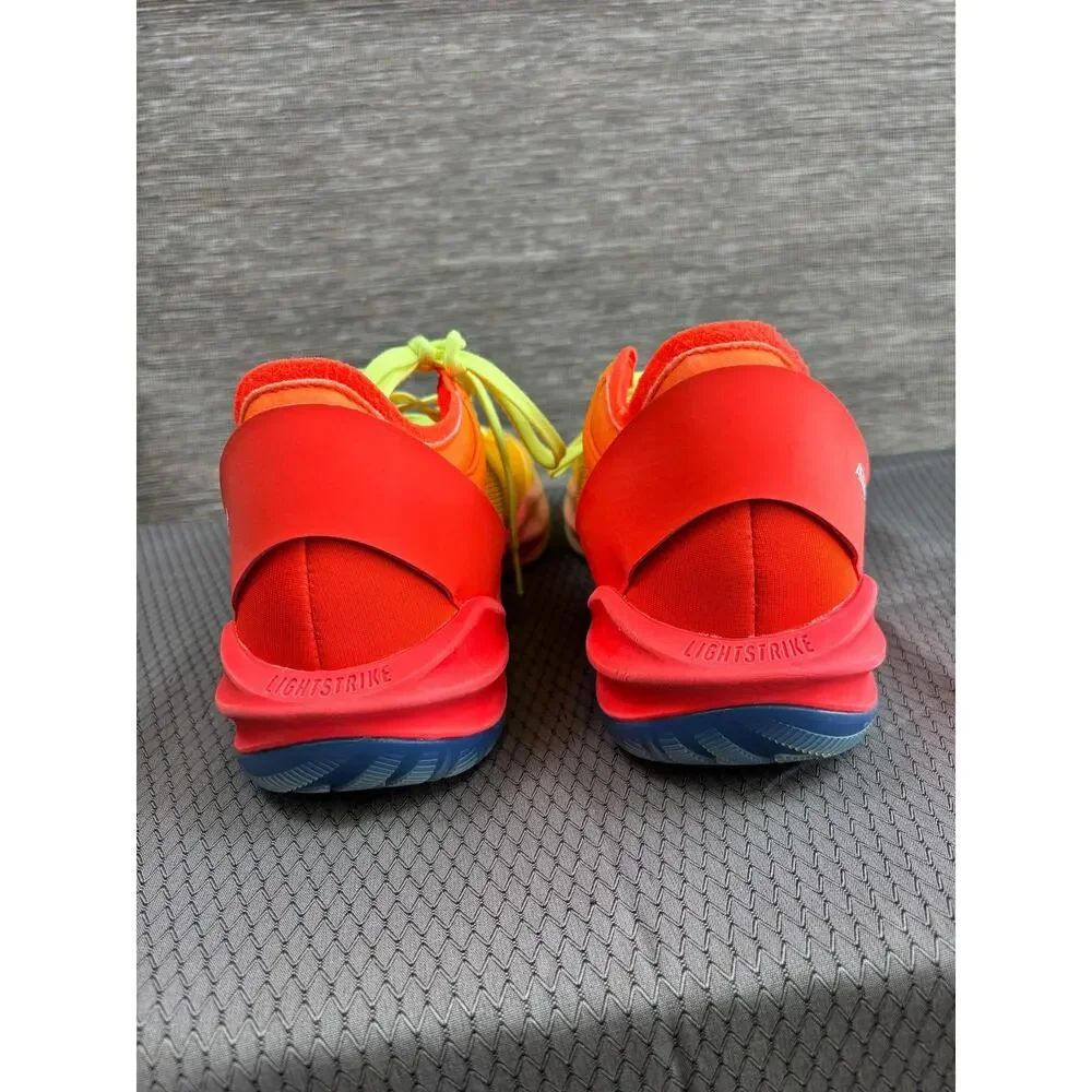 Adidas Adizero Shoes Mens Size 11 Neon Multicolor Basketball Sneakers IF4597